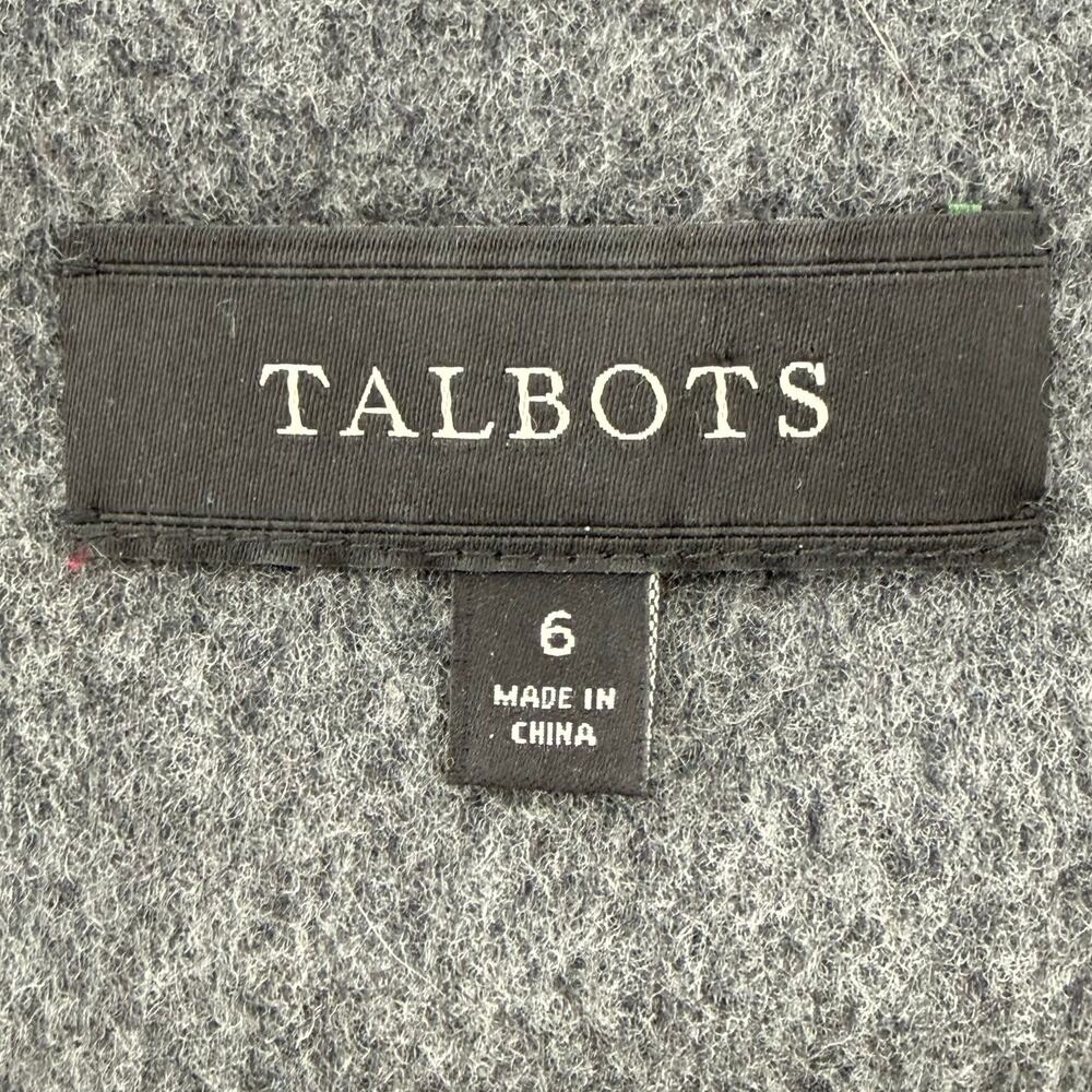 Talbots Gray Wool Blend Pencil Skirt | Size 6 | Knee Length - Picture 3 of 4